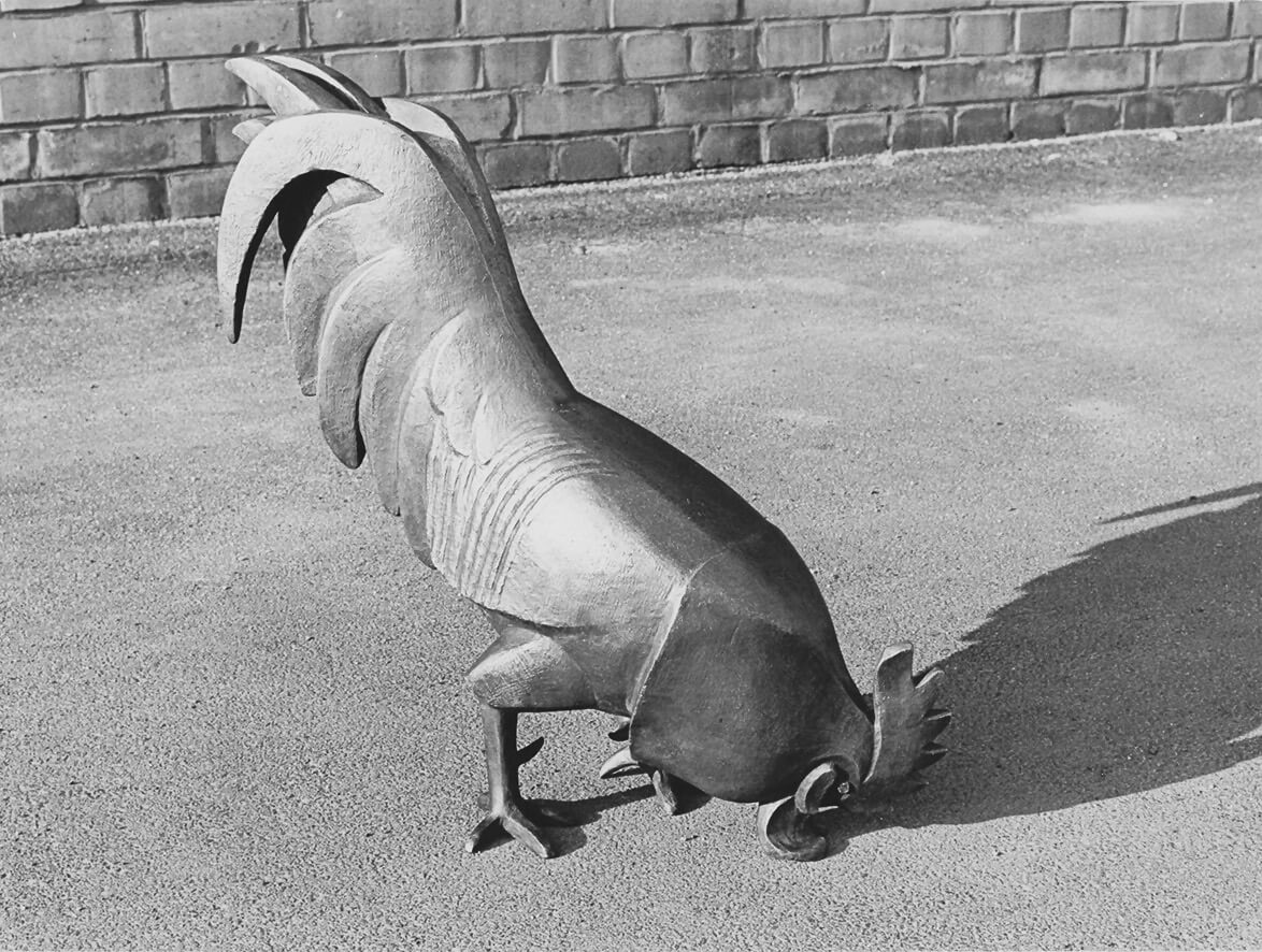 Pickender Hahn • Bronze • 55cm • 1959