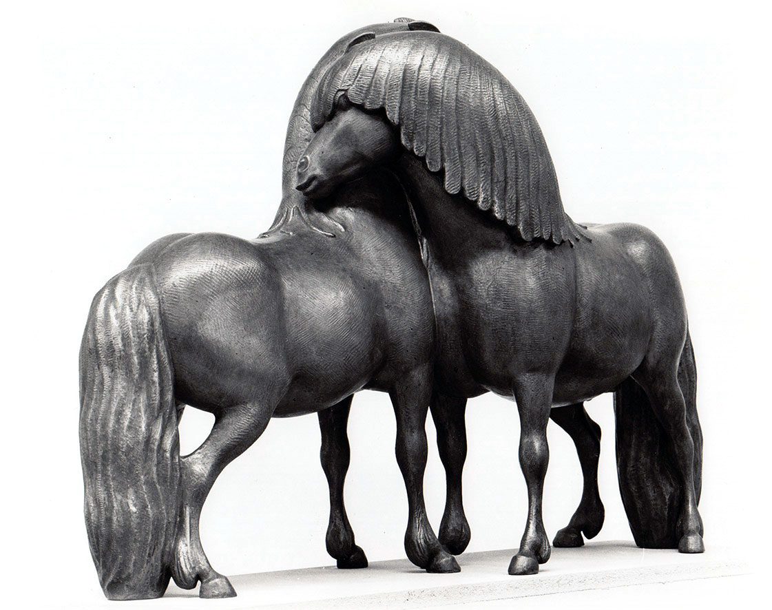 Ponny Gruppe • Bronze • 55,5cm •1971